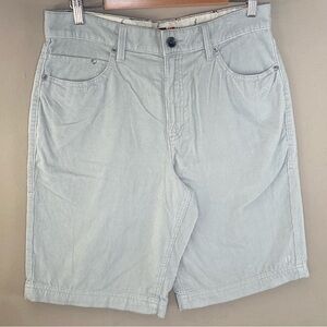 Hang Ten Mens Chambray 100% Cotton Shorts Size 32